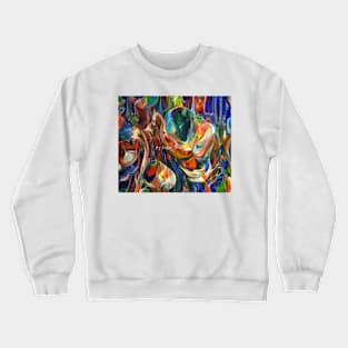 Abstract Art - boundaries Crewneck Sweatshirt